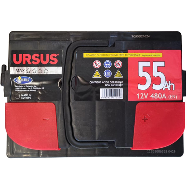 Ursus MAX Batteria per Veicoli H55 DX ART. 3393 - URSUS - Immagine 2